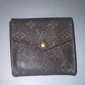 Louis Vuitton Brown Monogram Envelope Wallet.